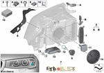 63117401167 - Lighting: Repair Kit, Left Headlight for BMW Image