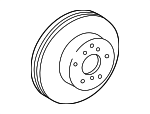 4351206010 - Brakes: Disc Brake Rotor Front for Toyota: Camry Image