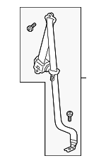 84863569 - Electrical: Belt &amp; Retractor for Chevrolet: Traverse, Traverse Limited Image