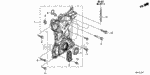 90045PHM000 - Engine: BOLT, FLANGE (8X35) for Honda Image