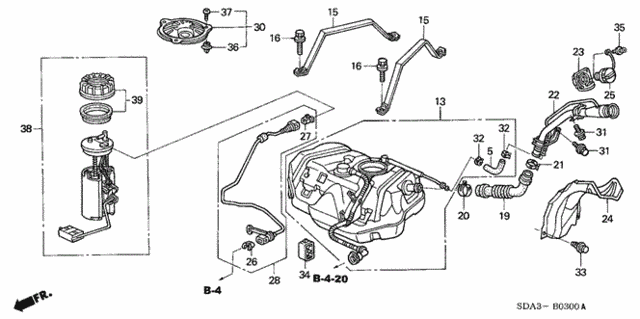 Fuel Tank (1) for 2006 Honda Accord #0