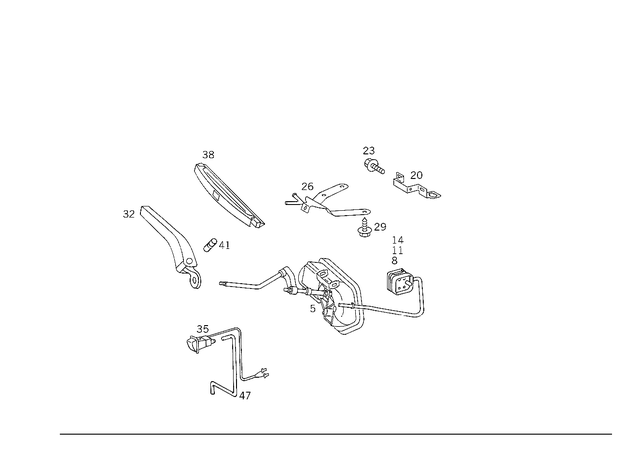 1298200342 - Electrical System: Electric Motor for Mercedes-Benz: 500SL, 600SL Image image