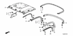90134S2A000 - Body/Air Conditioning: SCREW-WASHER (4X6) for Honda Image