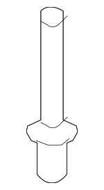 1416003133 - Body: Upper Cover Rivet for Kia: Carnival, Forte, Forte5, K5, K900, Optima, Rio, Rondo, Sorento, Soul, Soul EV, Sportage, Stinger, Telluride Image