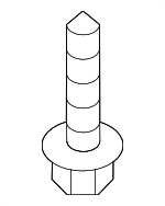 1244105207B - Body: Lower Cover Screw for Kia: Borrego, Forte, Forte Koup, Forte5, K4, K5, Niro, Niro EV, Optima, Rio, Sorento, Sportage, Telluride Image