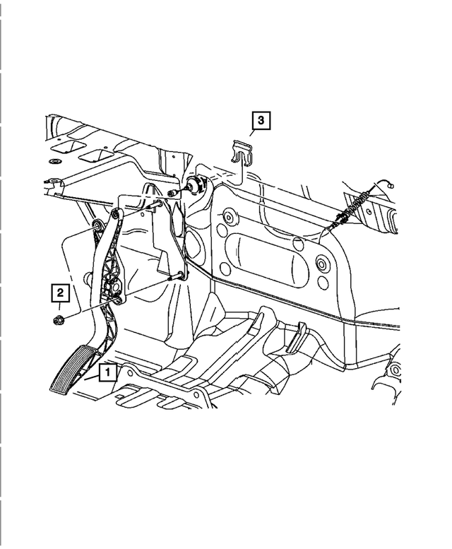 52021707AD - Fuel: Accelerator Pedal for Mopar Image image