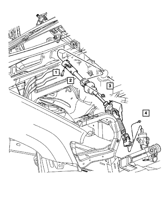 55197266AA - Steering: Intermediate Shaft for Mopar Image