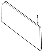 55015326 - Body: Door Trim Panel for Jeep: Cherokee, Grand Wagoneer, J10, J20, Wagoneer Image