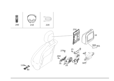 Rear Entertainment for 2012 Mercedes-Benz S400 #0