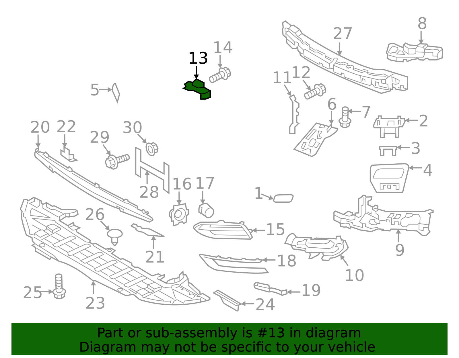 31455603 - Center Bracket - 2017-2020 Volvo | Volvo OEM Parts Direct
