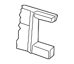 1J0885776BF - Body: Seat Back Pad for Volkswagen Image