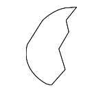 1J0885931A - Body: Headrest Pad for Volkswagen Image