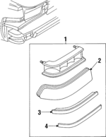 19131150 - Electrical: Tail Lamp Assembly for Buick: Roadmaster Image