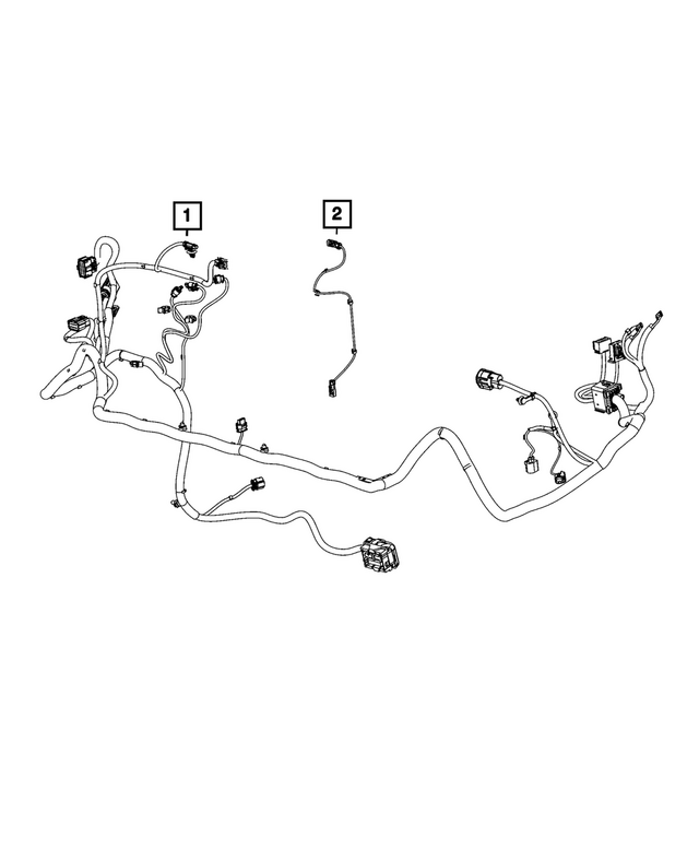 68646878AB - Electrical: Front End Module Wiring for Mopar Image