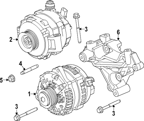 Alternator for 2025 Ford F-250 Super Duty #2
