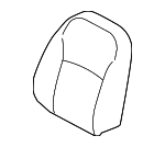 876615RL2A - Body: Seat Back Pad for Nissan: Kicks Image