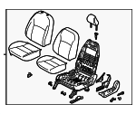 870505RL2A - Body: Seat Assembly for Nissan: Kicks Image