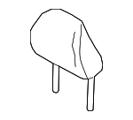 864005RB3A - Body: Headrest for Nissan: Kicks, Kicks Play, Versa Image