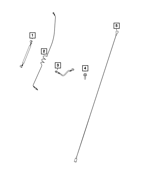 Battery, Battery Tray and Cables for 2023 Ram 3500 #6