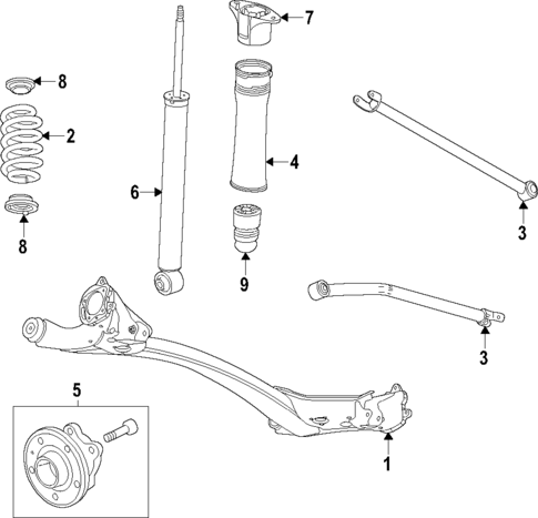 Rear Suspension for 2025 Buick Encore GX #1