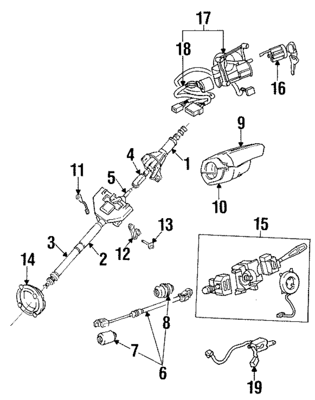 MB629662 - : Ignition Switch for Mitsubishi Image
