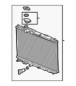 19010R1BA51 - Cooling System: Radiator Assembly for Honda: Civic Image