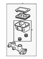14066425 - Brakes: Brake Master Cylinder for Chevrolet: C/K Pickup, P30, R30, R3500, V30, V3500 | GMC: C3500 Pickup, K3500 Pickup, P3500, R3500 Pickup, V3500 Image