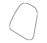 8667206 - Body: Seat Back Pad for Volvo: S40, V50 Image