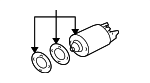 MD619203 - Electrical: Starter Solenoid for Mitsubishi: Eclipse, Galant, Outlander Image