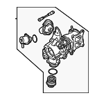 6N145702E - Engine: Turbocharger for Audi Image