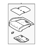 T4A13917 - : Seat Cushion Pad for Jaguar: F-Pace Image