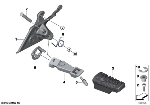 Footrests for 2025 BMW-Motorrad R 1300 RT #0