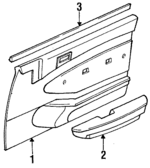 FOKY5423942ACG - Body: Front Door for Mercury: Tracer Image