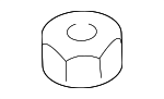 1990105264 - Electrical: Antenna Cable Nut for MB Vans Image