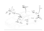 2198201201 - Electrical System: Interior Lamp for Mercedes-Benz Image