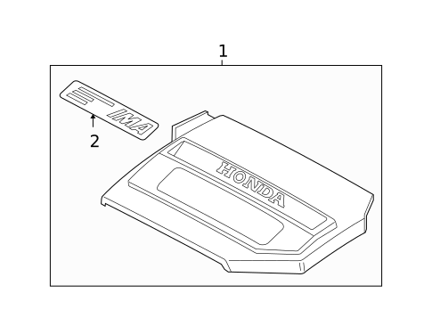Engine Appearance Cover for 2010 Honda Civic #0