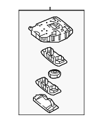 90068171D03 - Body: Map Lamp Assembly for Mercedes-Benz Image