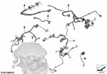 12518645549 - Engine Electrical System: Wiring Harness, Eng. Sensoric Module 1 for BMW Image