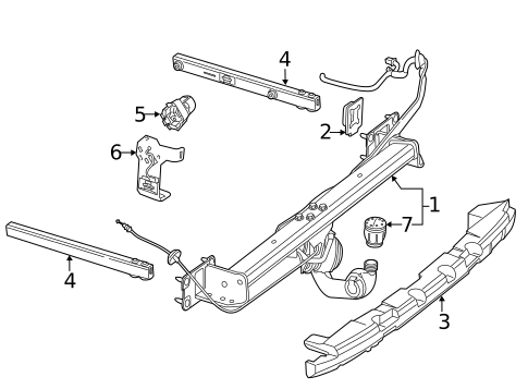 Trailer Hitch Components for 2016 Mercedes-Benz E63 AMG S #1