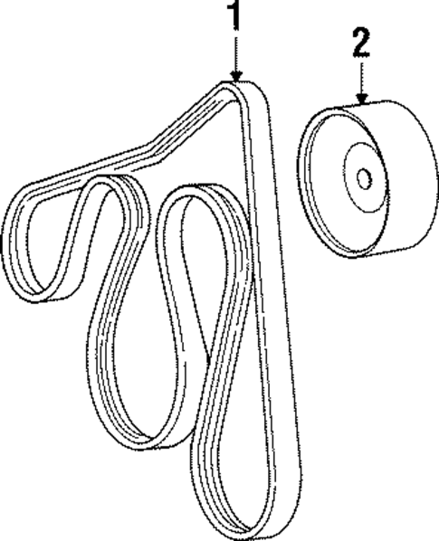 Belts & Pulleys for 1993 Lincoln Mark VIII #0