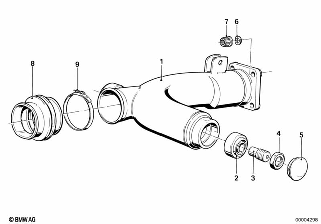 33171241546 - Rear Axle, Rear-Wheel Drive, Suspension: Tapered Roller Bearing - 40X17X17 for BMW-Motorrad Image