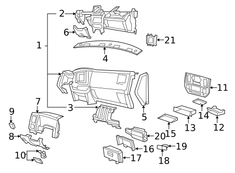 Instrument Panel for 2007 Dodge Ram 2500 #0