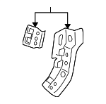 GE4T7046X - : Nut Plate for Mazda: 3, MX-5 Miata, Protege5 Image