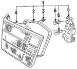 3538341 - : Lens for Volvo: 940, 960 Image