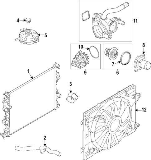 Cooling System for 2021 Ford Bronco Sport #0