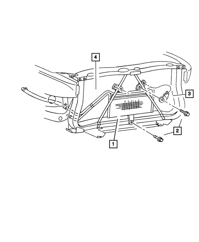 4863834AB - : Transmission Oil Cooler for Mopar Image