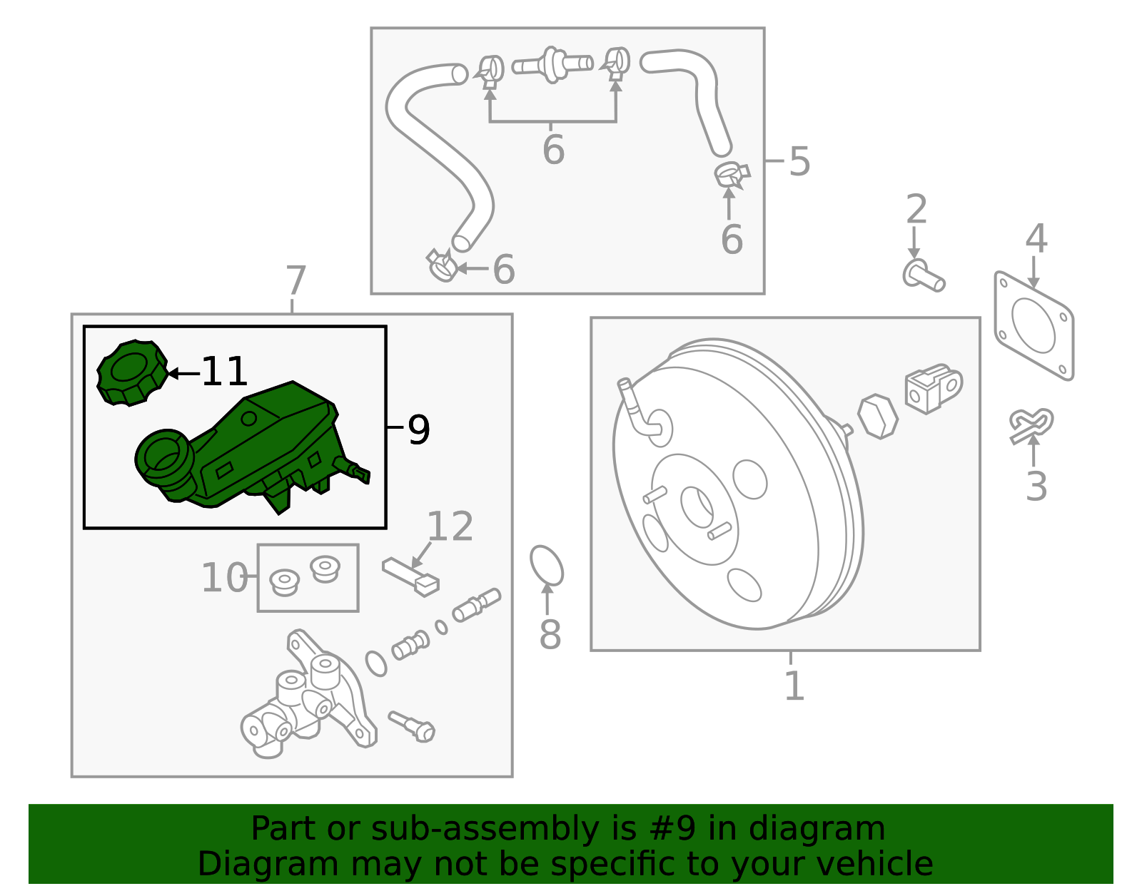 2011-2016 Hyundai Brake Master Cylinder Reservoir 58511-3Y500 ...