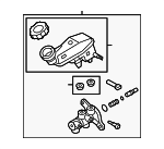 585103X500 - : Master Cylinder for Hyundai: Elantra, Elantra Coupe Image