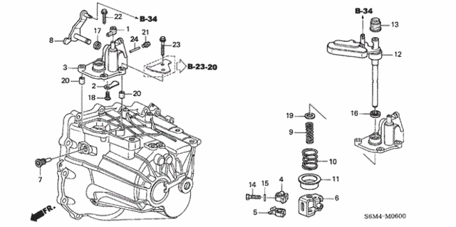 MT Shift Arm (5MT) for 2003 Acura RSX #0