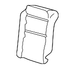 82122S02A01 - Body: Seat Back Pad for Honda: Civic Image